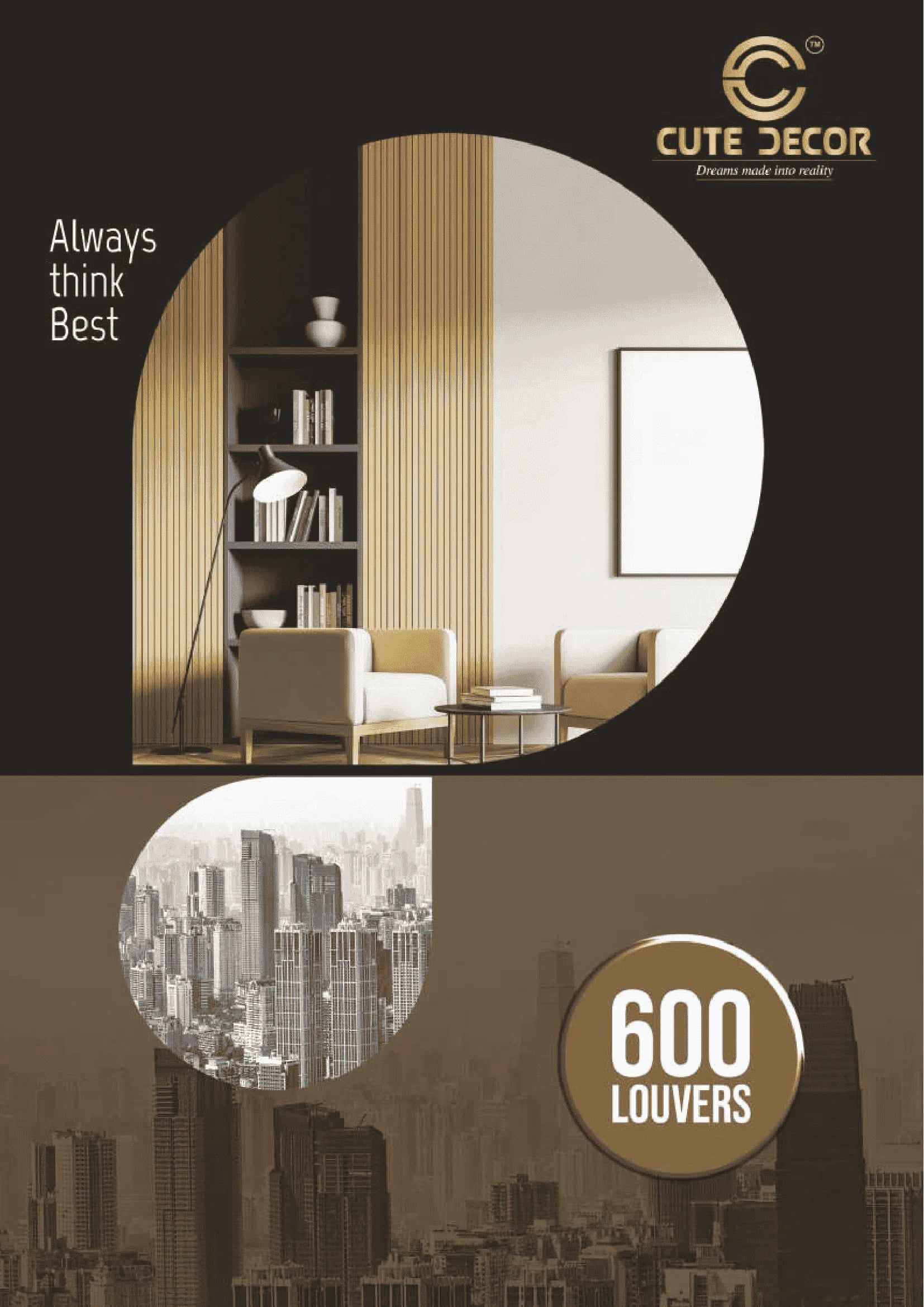 600 Louvers Cute Decor — catalogue cover, page 1