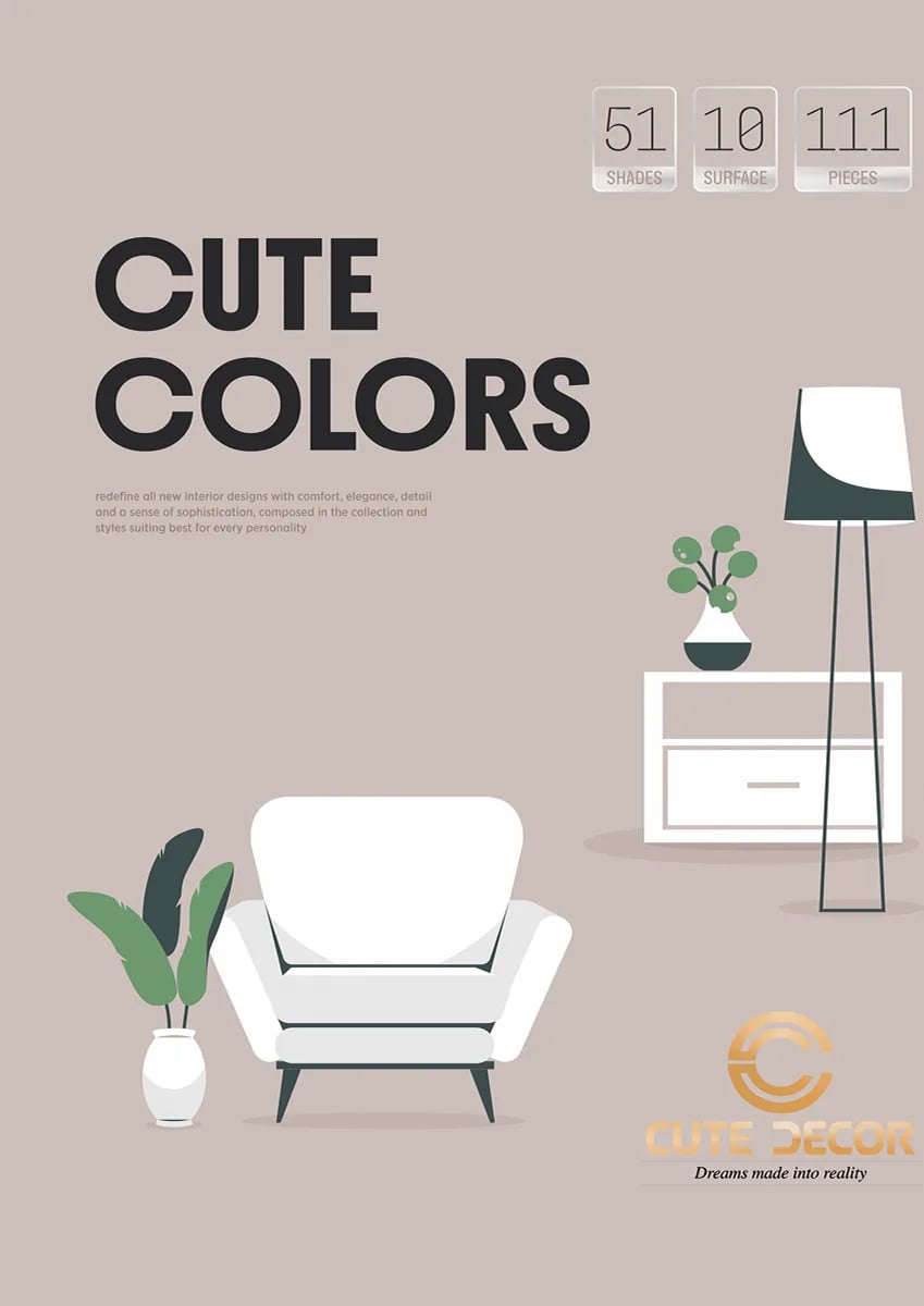 Cute Decor Plan Color — catalogue cover, page 1