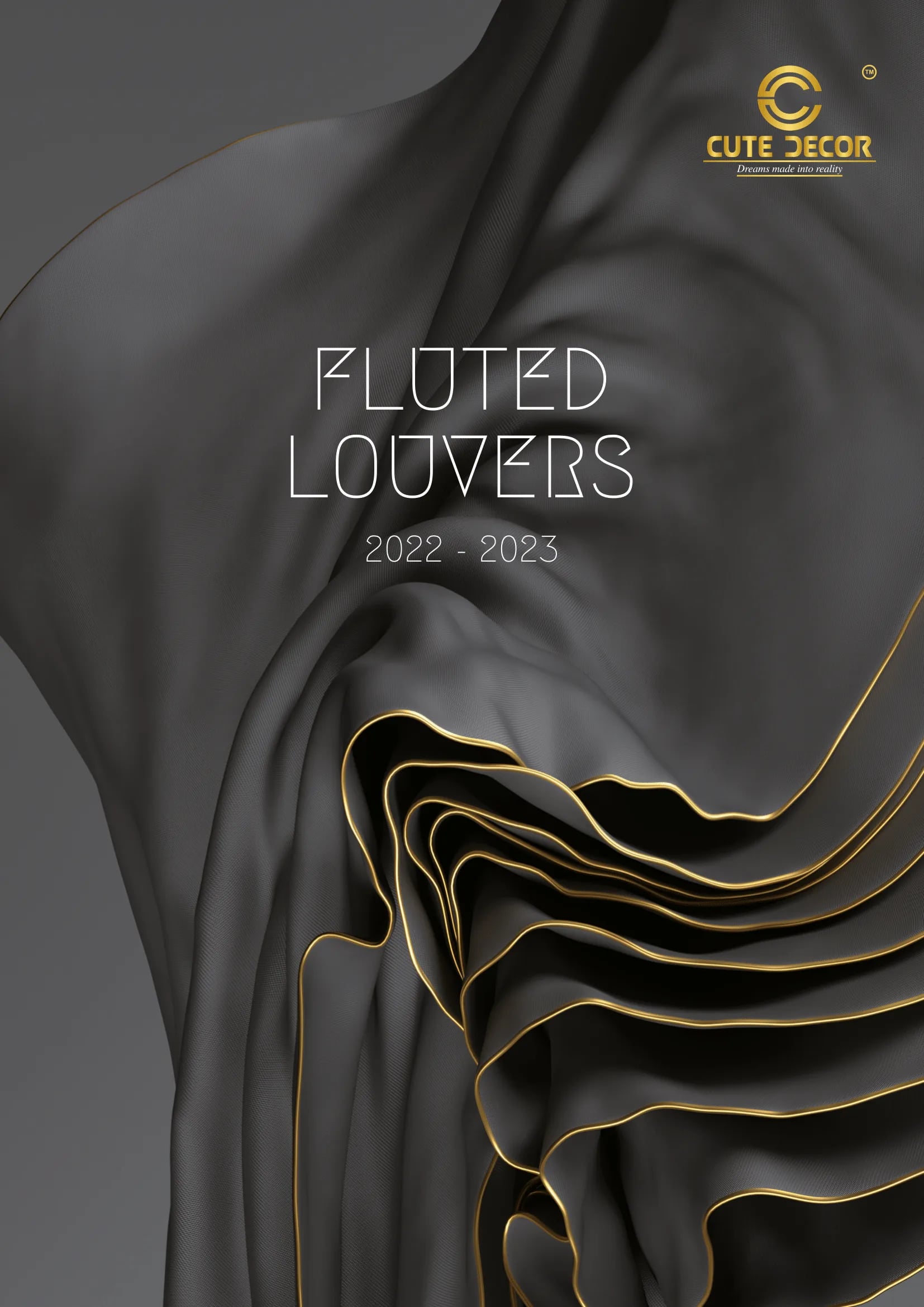 Fluted Louvers — catalogue cover, page 1